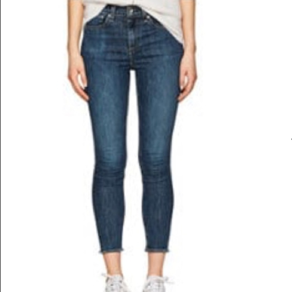 Rag and Bone High Rise Skinny Jeans